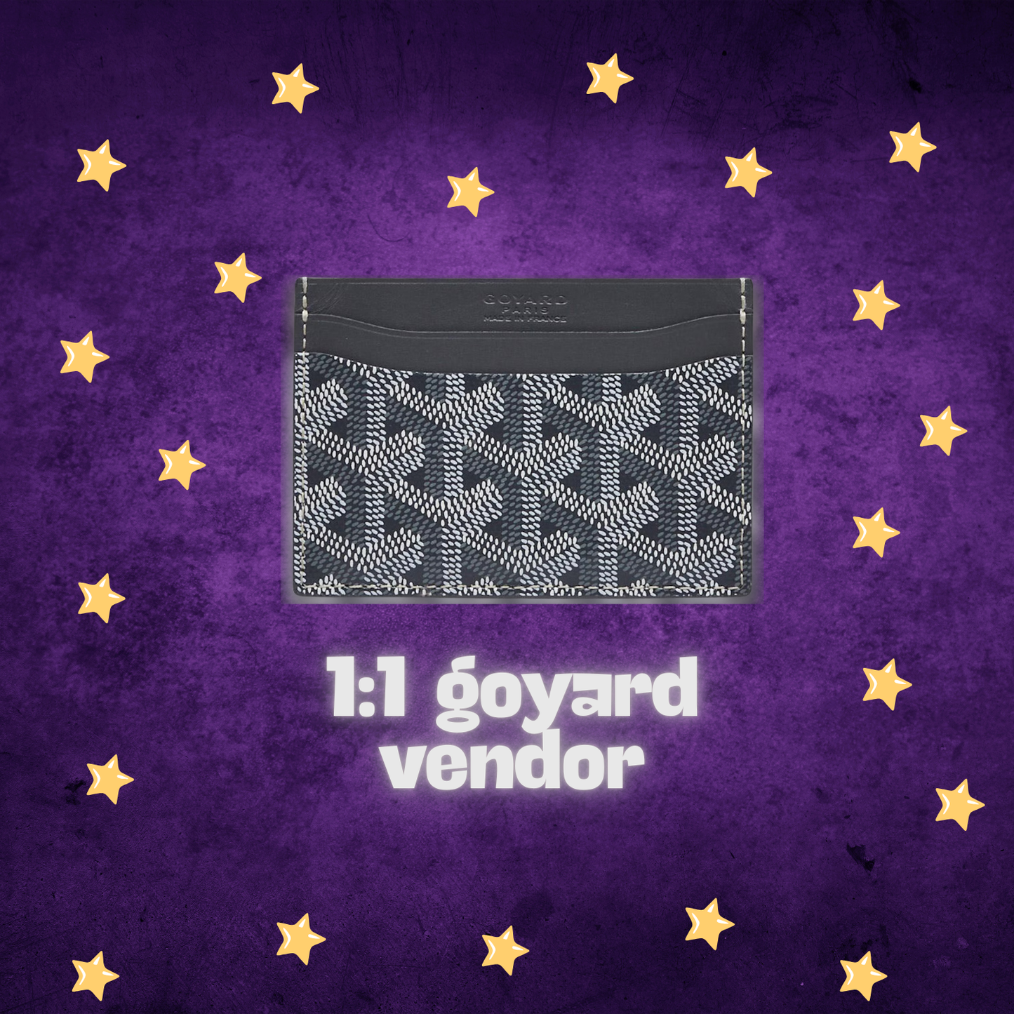 1:1 goyard card holder vendor